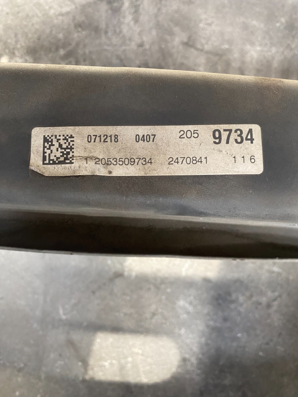 Mercedes-Benz C63s 2019-2021 Rear Cradle / Subframe A2053509734