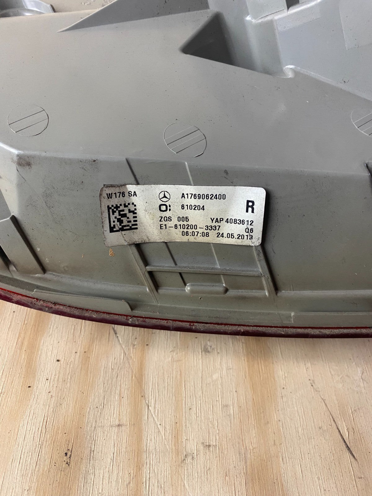 Mercedes-Benz A Class Rear Right Taillight A1769062400