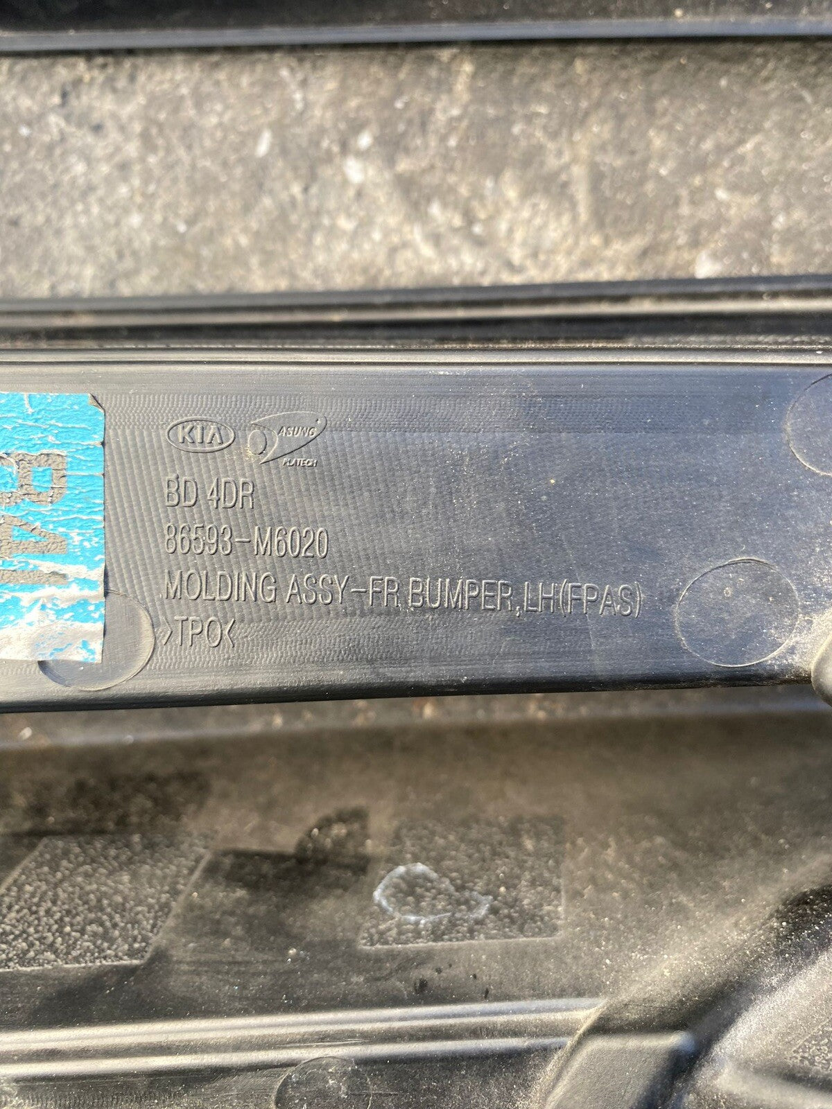 2019 Kia Cerato Front Bumper Indicator Cover Trim