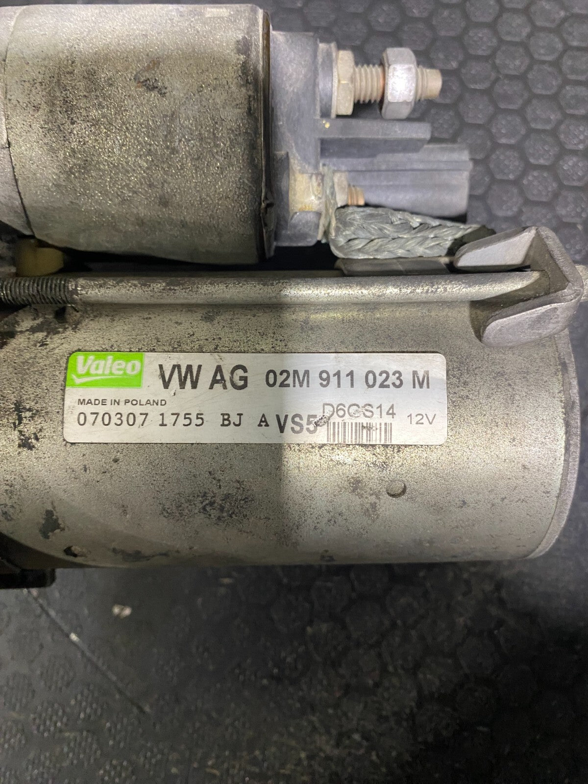 Volkswagen Golf Starter Motor 02M911023M