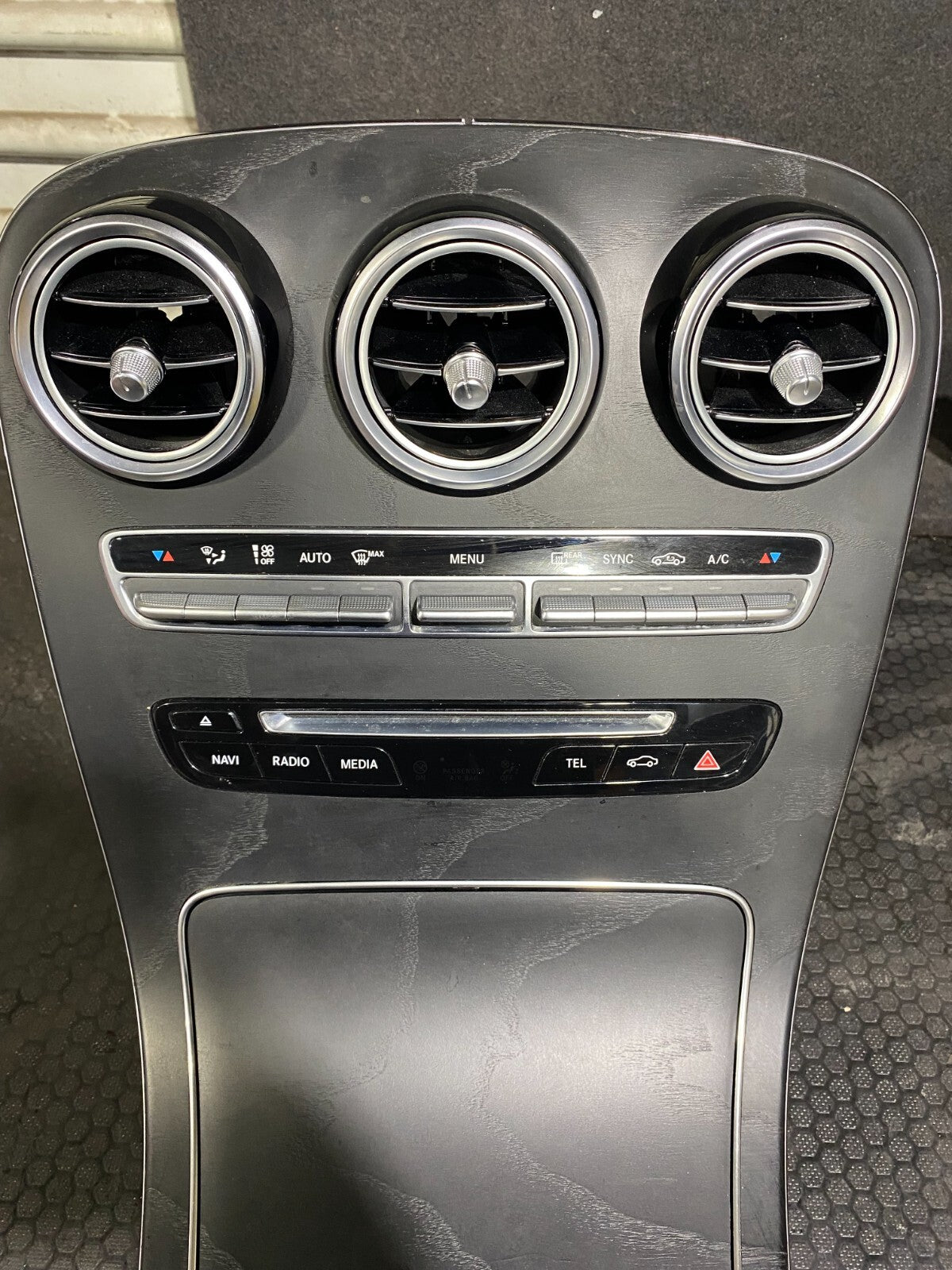 Mercedes-Benz Complete Dash Centre Console Dark Ash Wood A2056809504