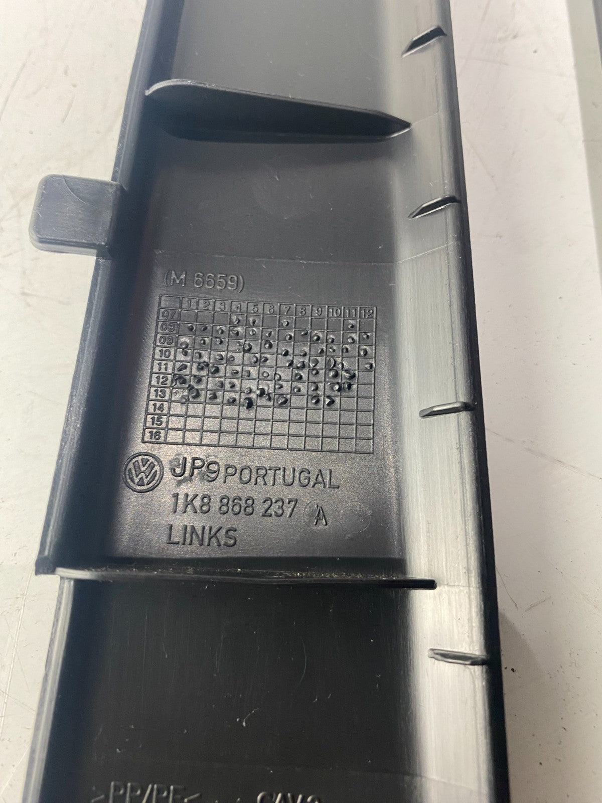 Volkswagen Scirocco A Pillar Trim Dashboard Cover Set 1K8868237A 1K8868238A