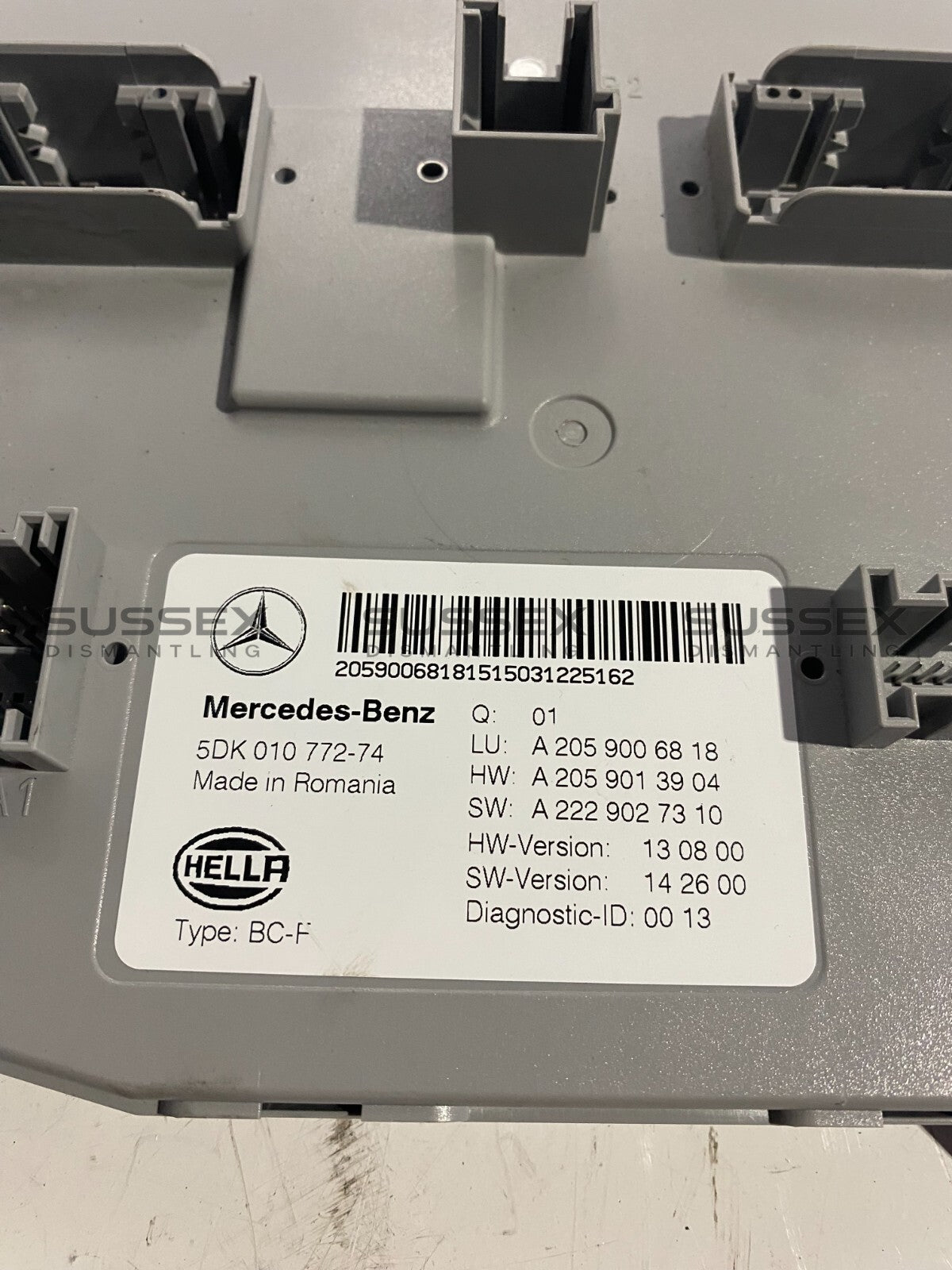 Mercedes-Benz SAM Control Unit A2059006818