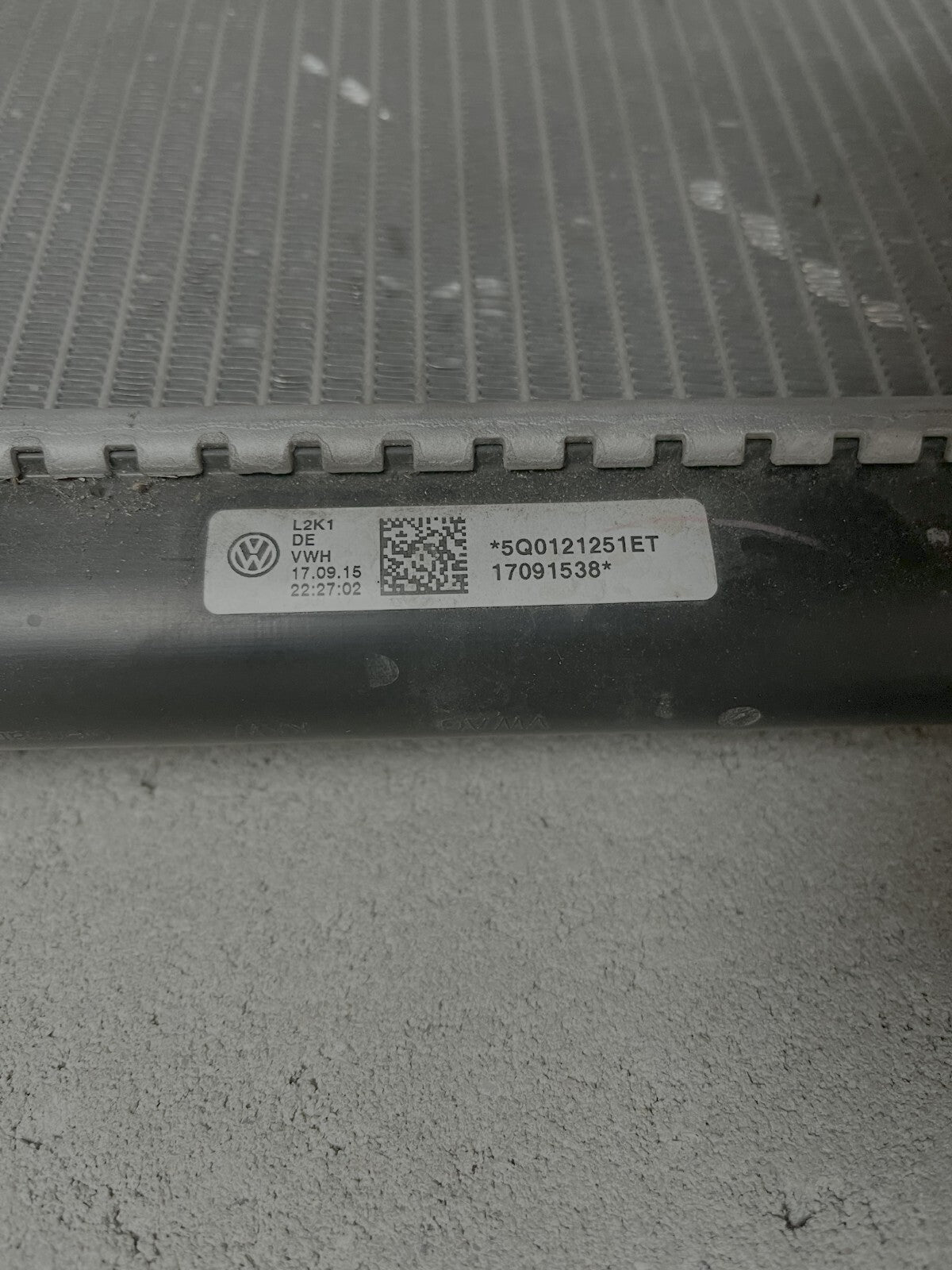 VWAG Radiator 5Q0121251ET