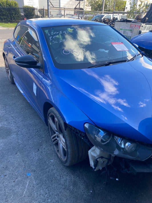 NOW WRECKING LOW KILOMETRE MANUAL Volkswagen Scirocco R 2014 In Blue 86670KM