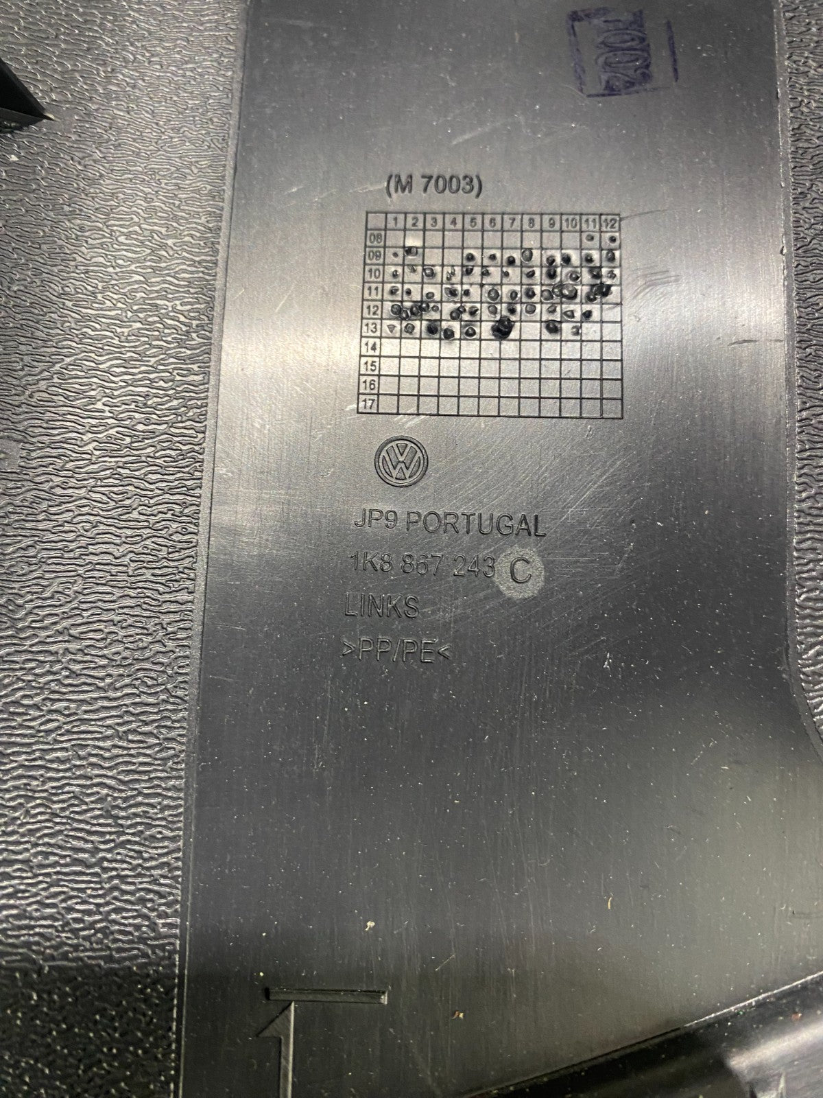 Volkswagen Scirocco 2008-2016 Scirocco B Pillar Set 1K8867243C 1K8867244C