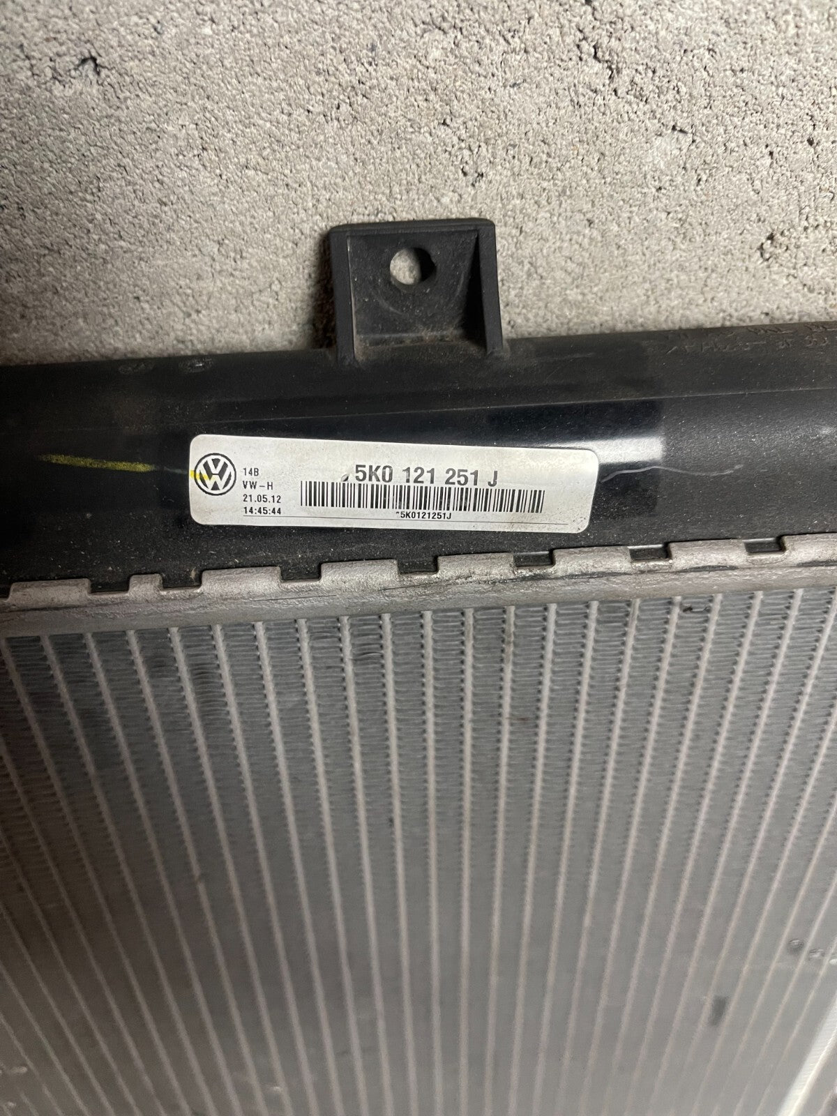 VWAG Radiator 5K0121251J