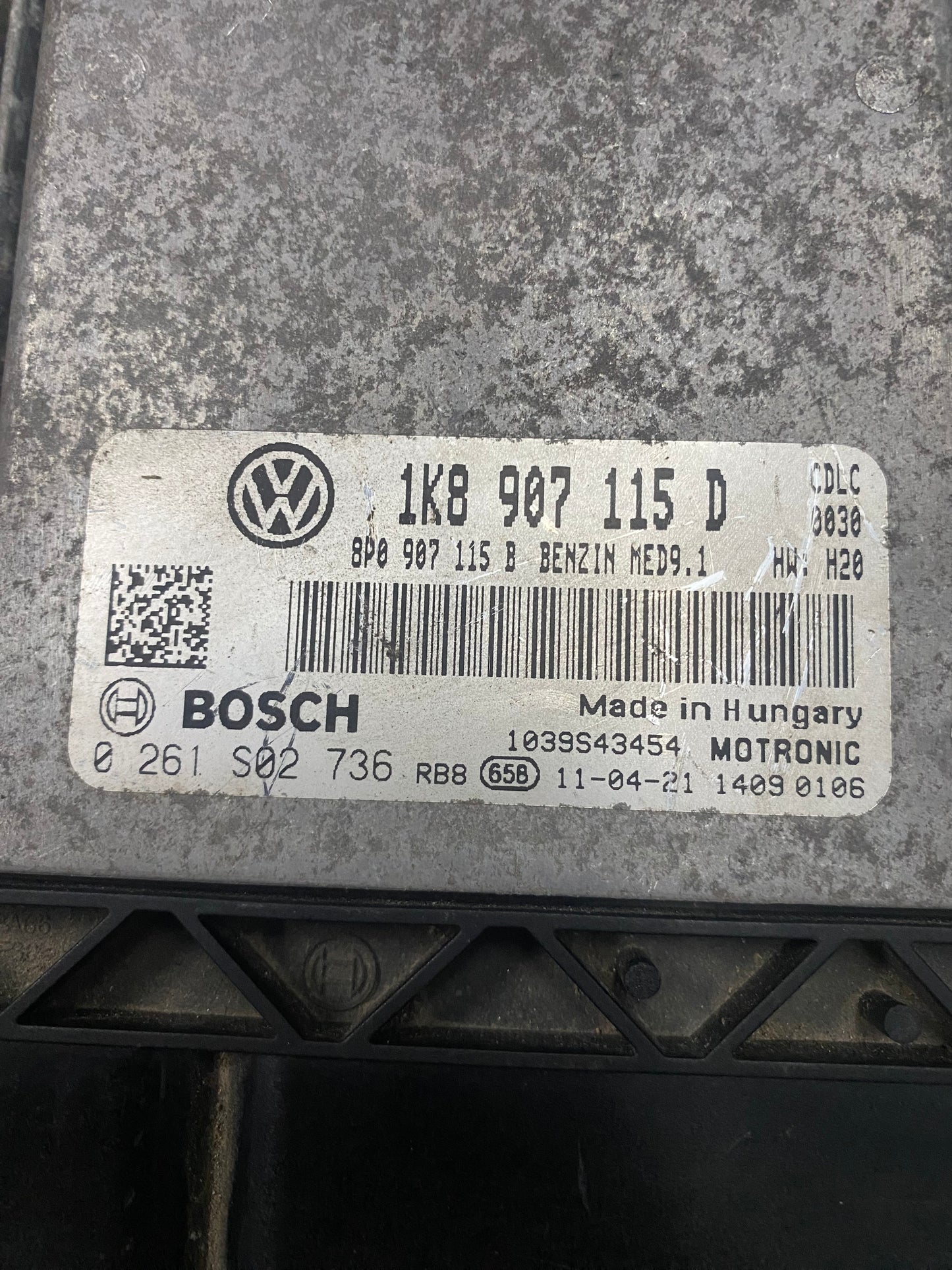 Volkswagen Golf R ECU 1K8907115D H20 CDLC