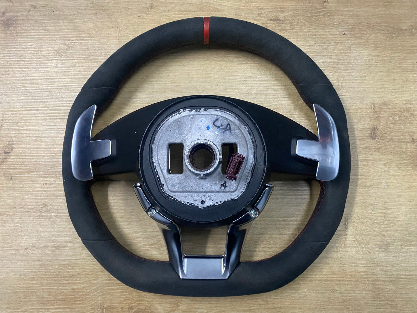 Mercedes-Benz C63s W205 Edition 1 One Alcantara Steering Wheel With Red Stitching